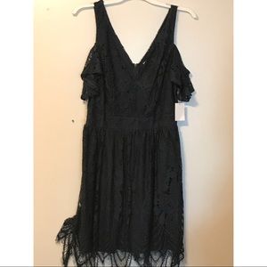 Dark navy lace dresss